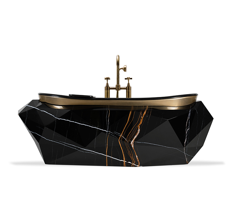 DIAMOND FAUX MARBLE BATHTUB MAISON VALENTINA