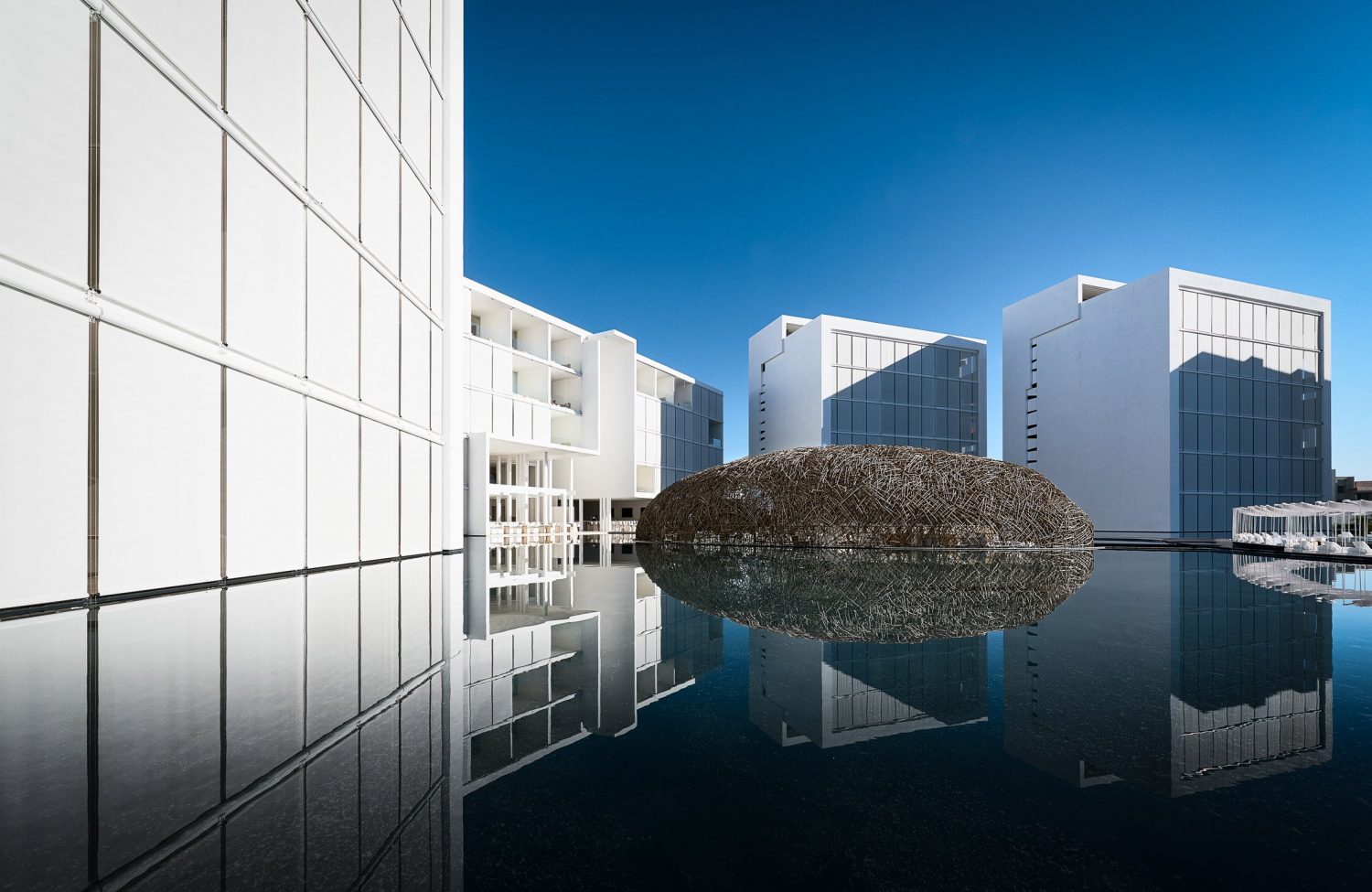 Hotel Mar Adentro by Taller Aragonés Surrounded by Expansive Pools