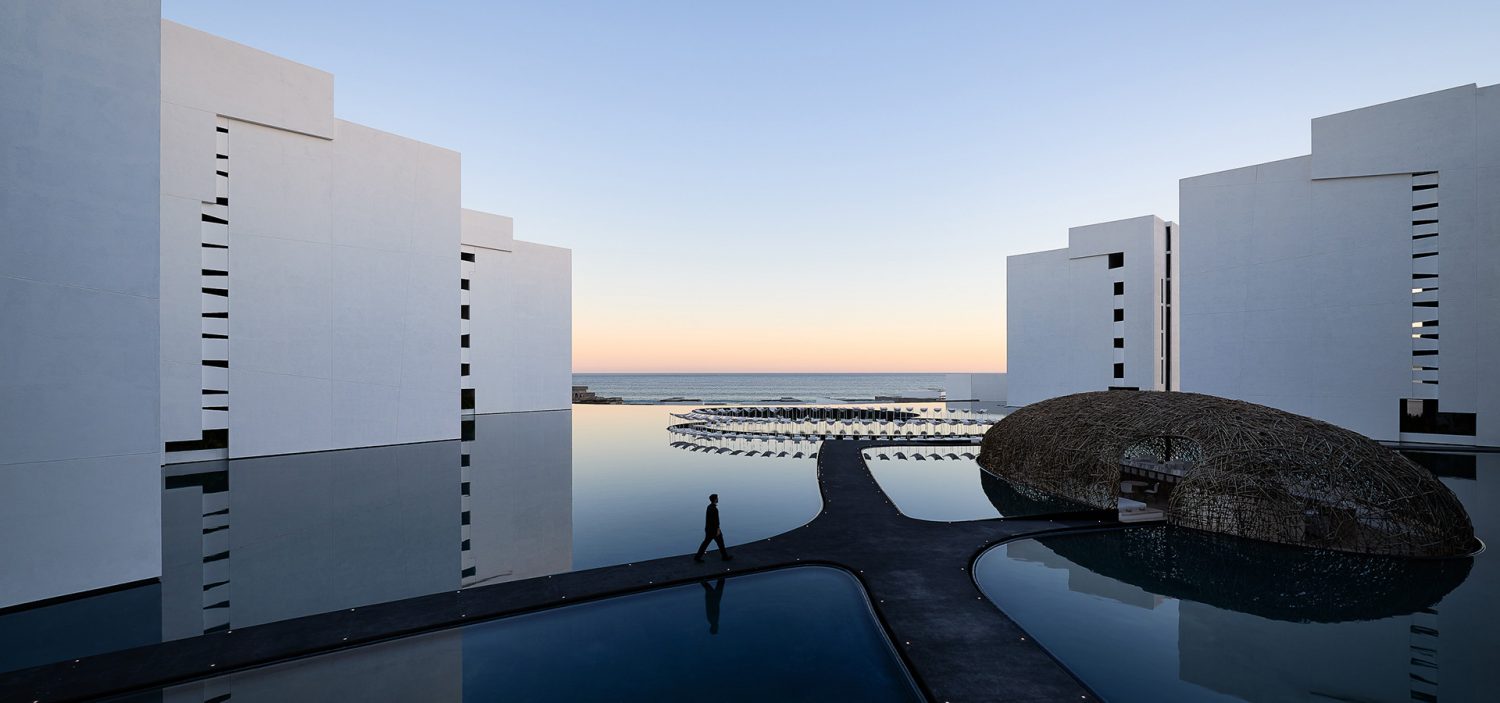 Hotel Mar Adentro by Taller Aragonés Surrounded by Expansive Pools