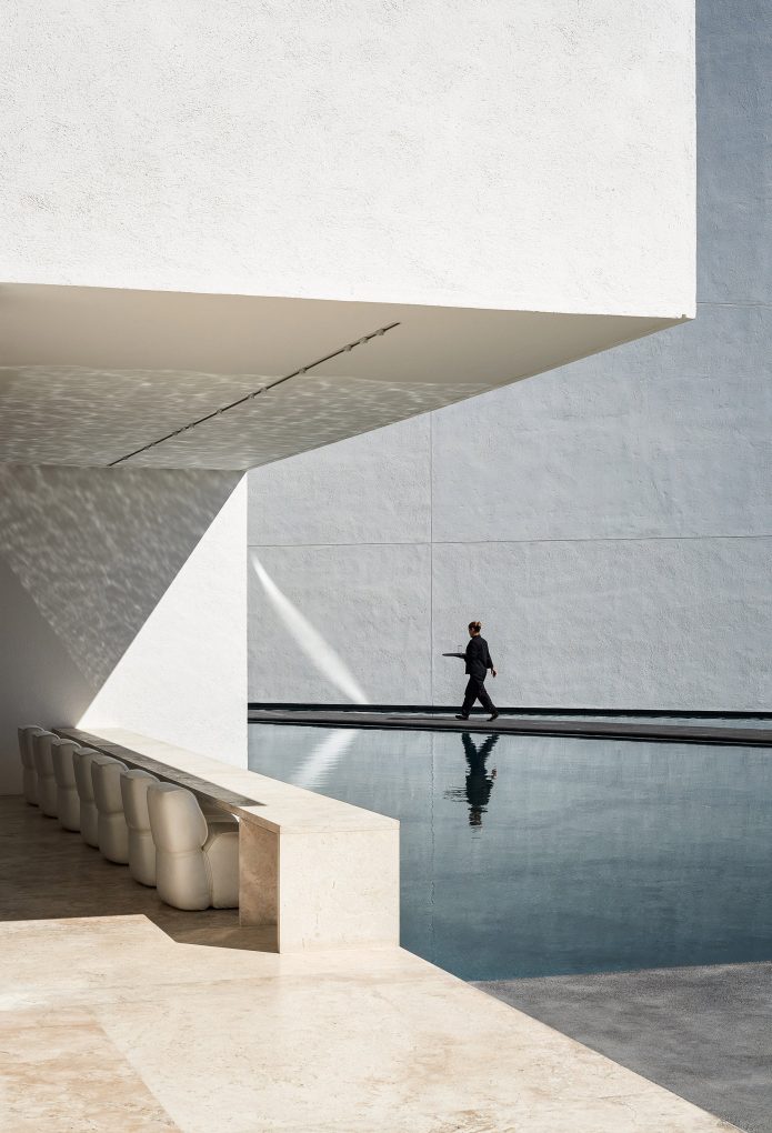 Hotel Mar Adentro by Taller Aragonés Surrounded by Expansive Pools