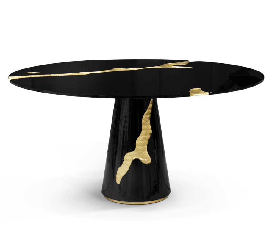 lapiaz black dining table