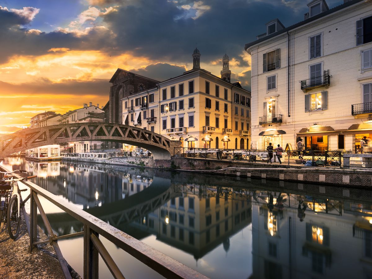 milan's navigli zone of Milano Design Week