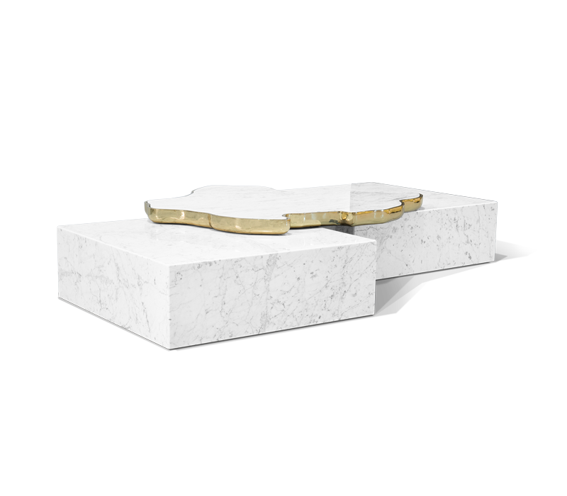 White Marble Center Table